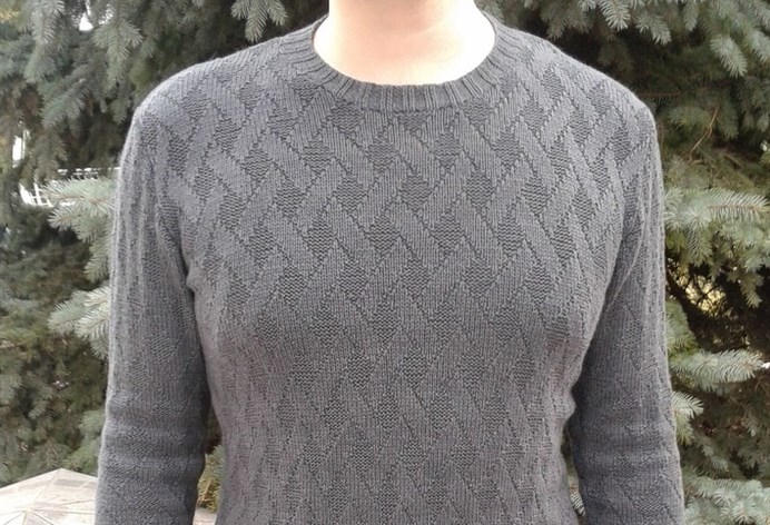 Schattenmuster stricken. Schnittmuster und Beschreibung für eine Decke, einen Pullover, einen Pulli