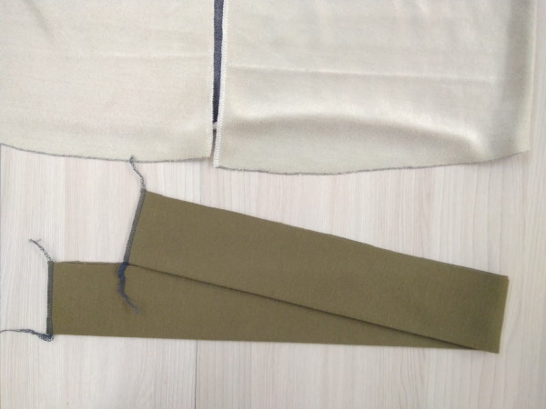 So nähen Sie einen Damen-Hoodie. Muster mit Reißverschluss, lang, isoliert