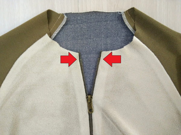So nähen Sie einen Damen-Hoodie. Muster mit Reißverschluss, lang, isoliert