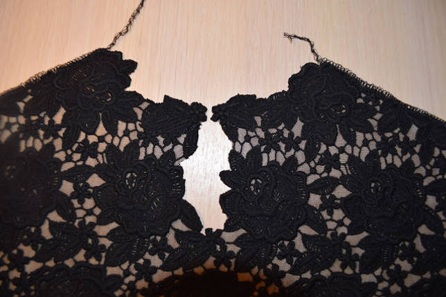 Schnittmuster eines Dessous-Tops Gr. 42-44-46 mit Spitze, Cups, Rüschen, Sport
