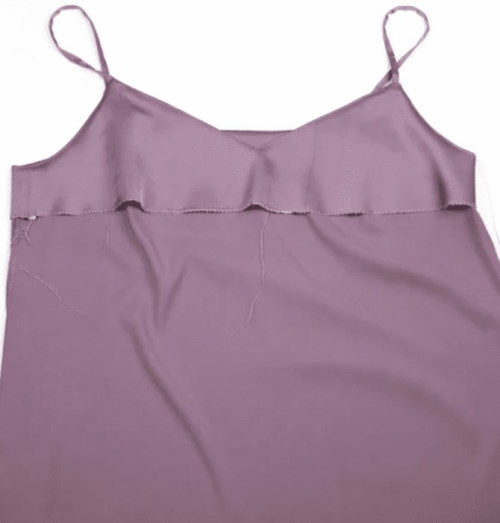 Schnittmuster eines Dessous-Tops Gr. 42-44-46 mit Spitze, Cups, Rüschen, Sport