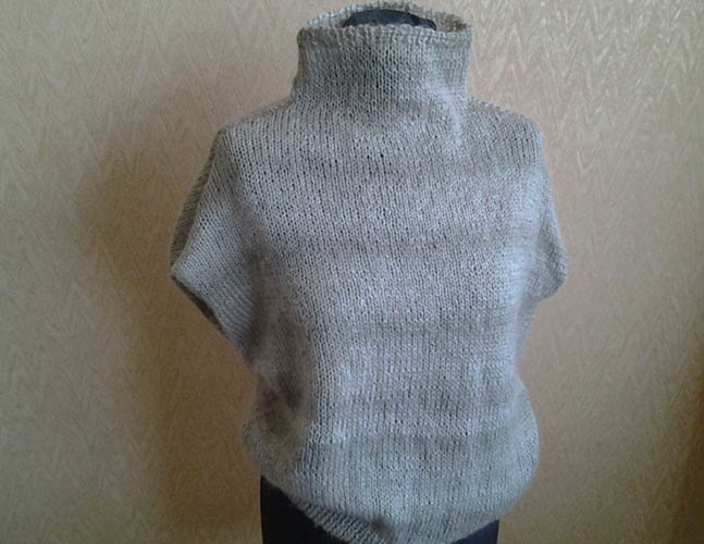 Gestrickte Mohairweste für Damen und Mädchen. Schemata und Beschreibung, neue Modelle