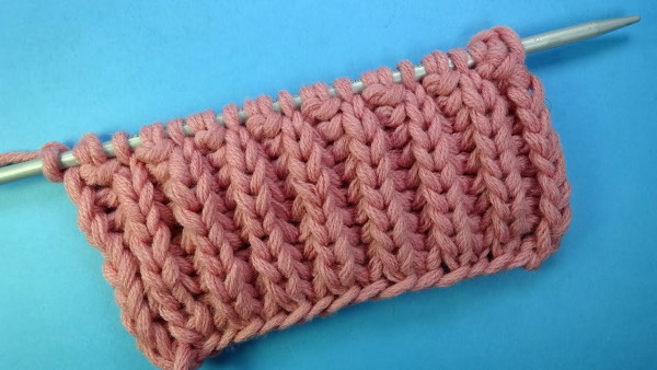 Englisches elastisches Stricken. Strickanleitung für Anfänger
