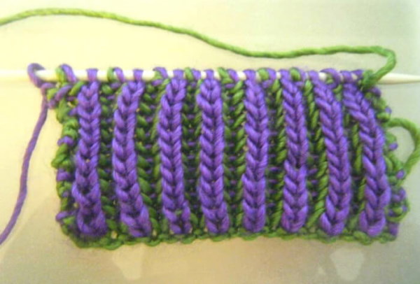 Englisches elastisches Stricken. Strickanleitung für Anfänger
