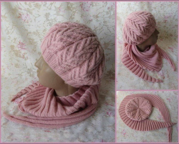 So stricken Sie eine Damenbaskenmütze mit Stricknadeln. Schemata mit Beschreibung Sommer, Winter