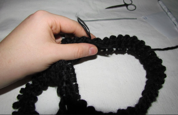 Französisches elastisches Stricken. Anleitung für Anfänger, Strickbeschreibung