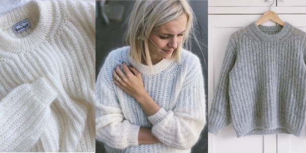 Come lavorare a maglia un maglione voluminoso con ferri e uncinetto. Schemi con descrizione