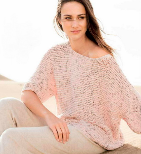 Come lavorare a maglia un maglione voluminoso con ferri e uncinetto. Schemi con descrizione