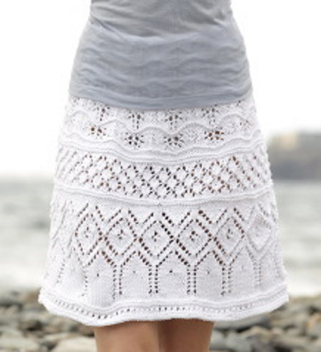 So stricken Sie Schritt für Schritt einen Rock mit Stricknadeln für Anfänger. Schemata mit Beschreibung
