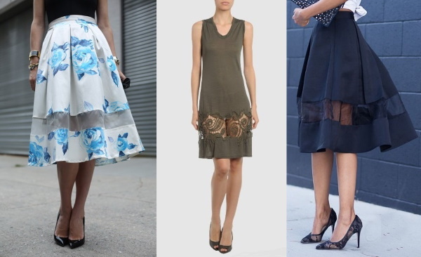 Come allungare un vestito corto con le proprie mani. Idee, foto