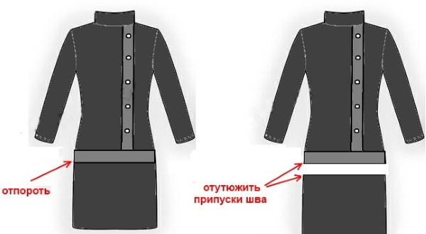 Come allungare un vestito corto con le proprie mani. Idee, foto