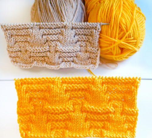Wie man Fäustlinge mit Stricknadeln schön mit einem Halbkreis veredelt