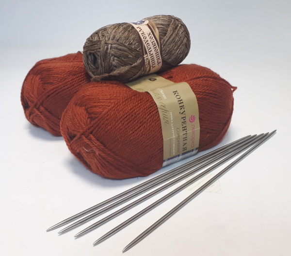 Mit Stricknadeln gestrickte Herrensocken. Größen, Stricken mit zwei Nadeln, Muster, Diagramme