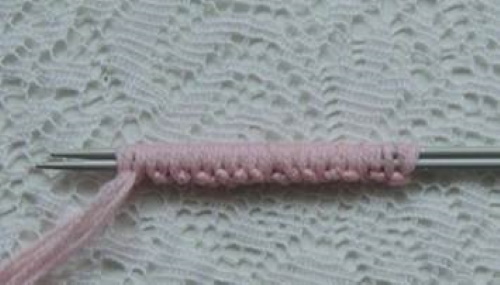 Gestrickte Socken für Neugeborene von 0 bis 8 Monaten. Schemata