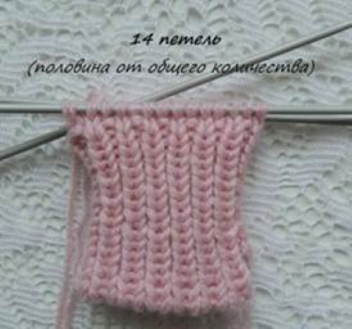 Gestrickte Socken für Neugeborene von 0 bis 8 Monaten. Schemata