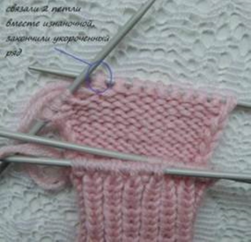 Gestrickte Socken für Neugeborene von 0 bis 8 Monaten. Schemata