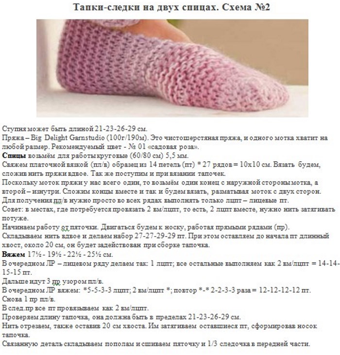 Schritte. Schnell auf 2 Nadeln stricken, Beschreibung für Anfänger