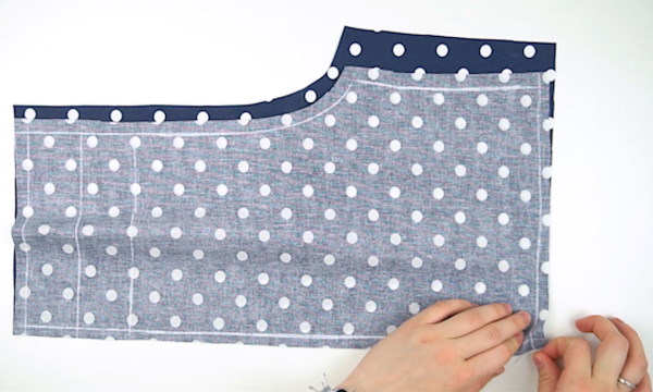Shorts mit hoher Taille für Damen. Muster: Stoff, Leder. Foto