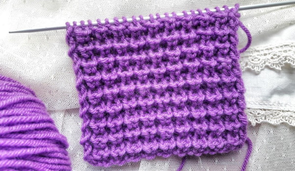 Waffelmuster stricken. Schema und Beschreibung
