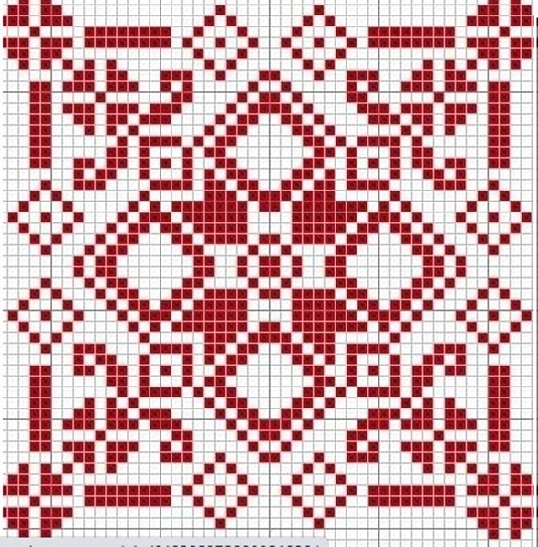Stickerei auf gestrickten Fäustlingen mit Wollfäden. Meisterklasse