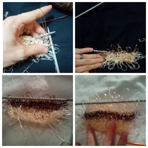 So stricken Sie Schritt für Schritt einen Waschlappen mit Stricknadeln für Anfänger