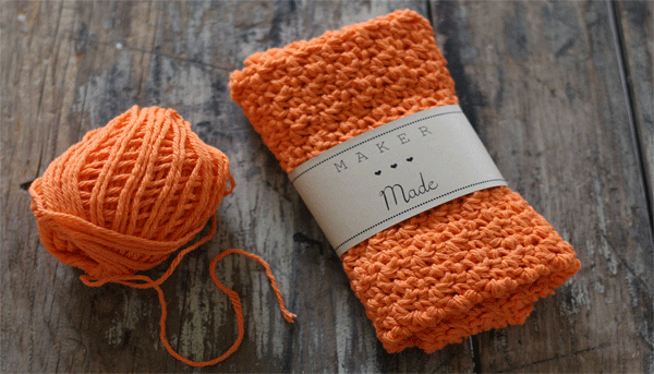So stricken Sie Schritt für Schritt einen Waschlappen mit Stricknadeln für Anfänger