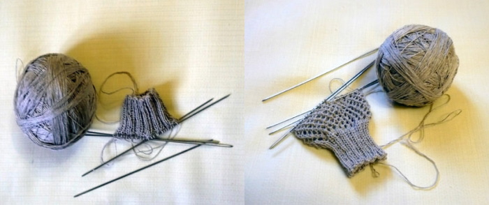 So stricken Sie Schritt für Schritt einen Waschlappen mit Stricknadeln für Anfänger
