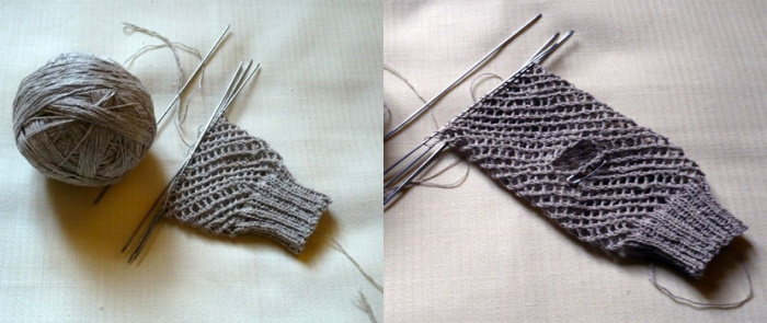 So stricken Sie Schritt für Schritt einen Waschlappen mit Stricknadeln für Anfänger
