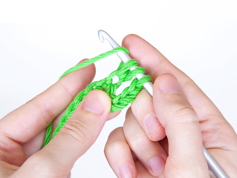Üppige Häkelsäule. Strickanleitung, Diagramm und Erklärung