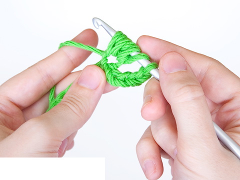 Üppige Häkelsäule. Strickanleitung, Diagramm und Erklärung