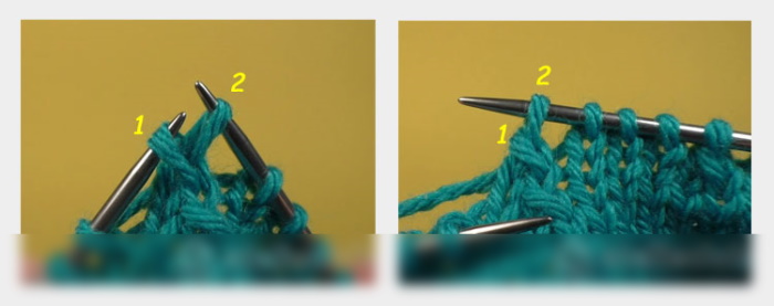 Schal Gefrorene Blätter. Strickmuster und Beschreibung