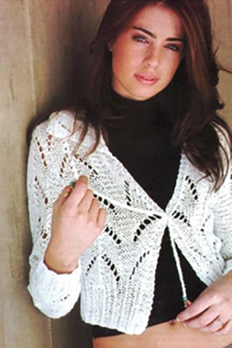 Strickbluse für Damen. Schemata, Größen, Modelle