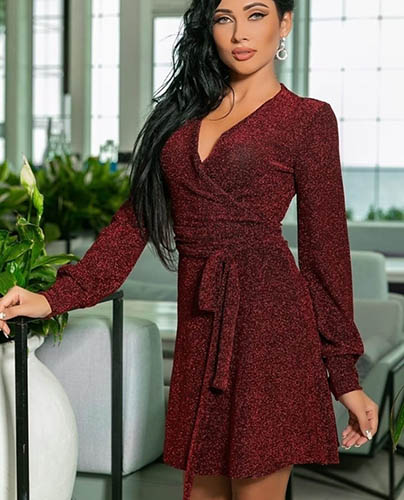 Wir nähen ein Strickkleid selbst ohne Schnittmuster. Meisterklasse