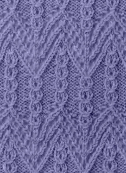Avercheva-Muster mit Stricknadeln. Muster und Beschreibung, durchbrochene Arbeit, Aran