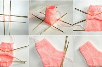 Lavorare a maglia i talloni dei calzini con i ferri da maglia