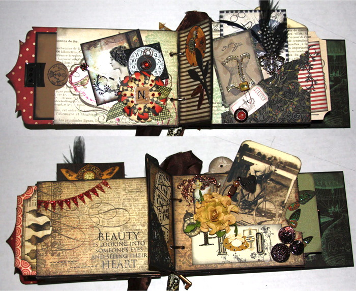 Steampunk-Scrapbook-Album