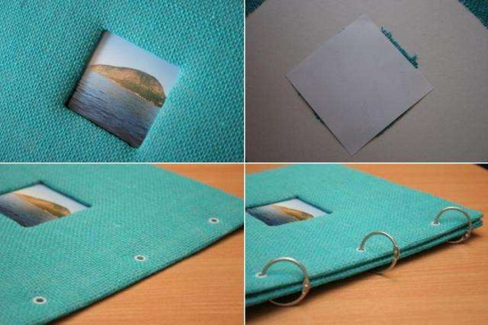 Scrapbooking-Album. So erstellen Sie eine Ringbindung