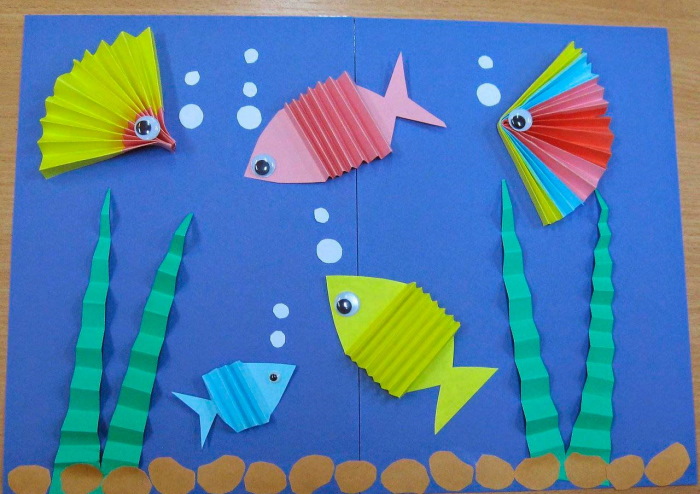 DIY Papierapplikation für Kinder von 5-6 Jahren