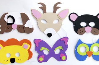 DIY Papiermaske für Kinder