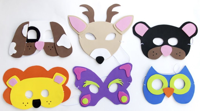 DIY Papiermaske für Kinder