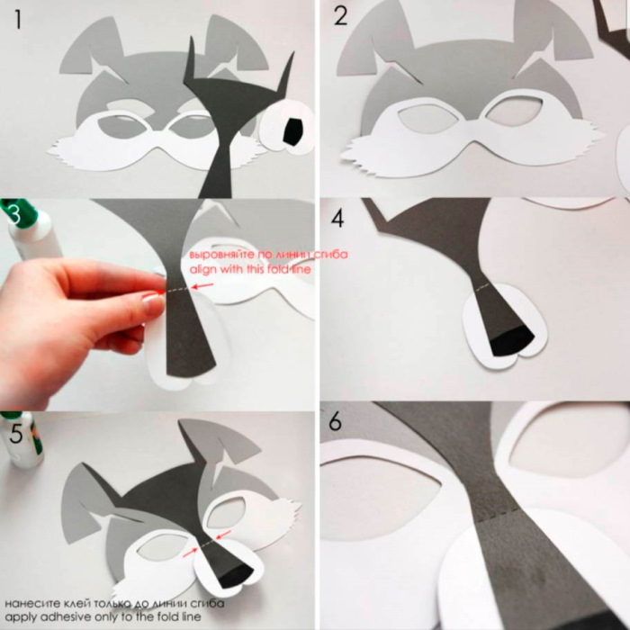 DIY Papiermaske für Kinder