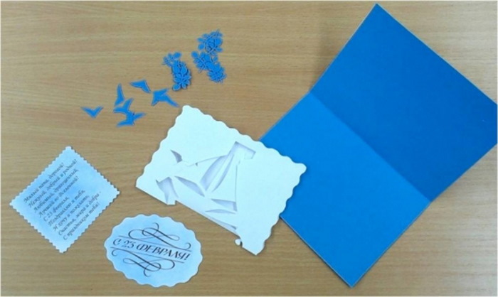 DIY 3D-Grußkarte: 3D-Blumen, Herz, Schiff, Weihnachtsbaum, Kuchen