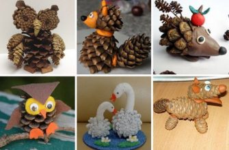 Lavoretti con le pigne per bambini