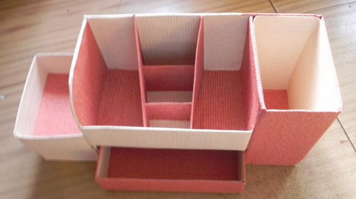 Basteln zum Selbermachen für zu Hause. Organizer für Kleinteile