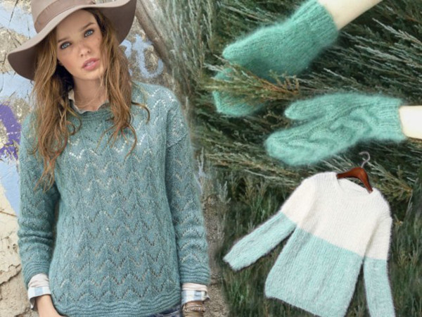 Was man aus Mohair mit Stricknadeln für Frauen stricken kann, Häkeln für Anfänger. Schemata, Modelle