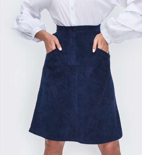 Samtrock. Stile für Frauen, Muster, wie man näht