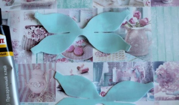 DIY Foamiran-Schleifen: Neujahrsschleifen mit Pailletten
