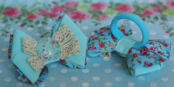 DIY Foamiran-Schleifen: Neujahrsschleifen mit Pailletten
