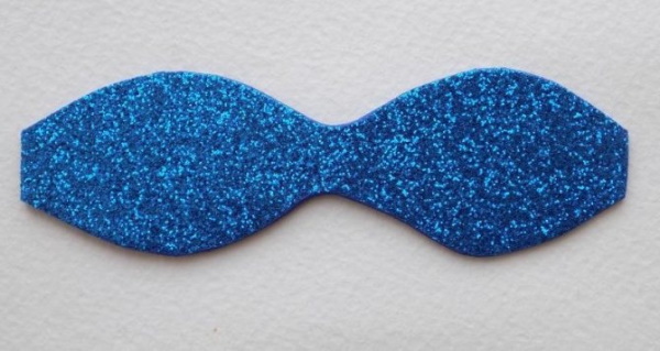 DIY Foamiran-Schleifen: Neujahrsschleifen mit Pailletten