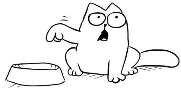 Wie man Simons Katze mit einem Bleistift Schritt für Schritt für Anfänger zeichnet